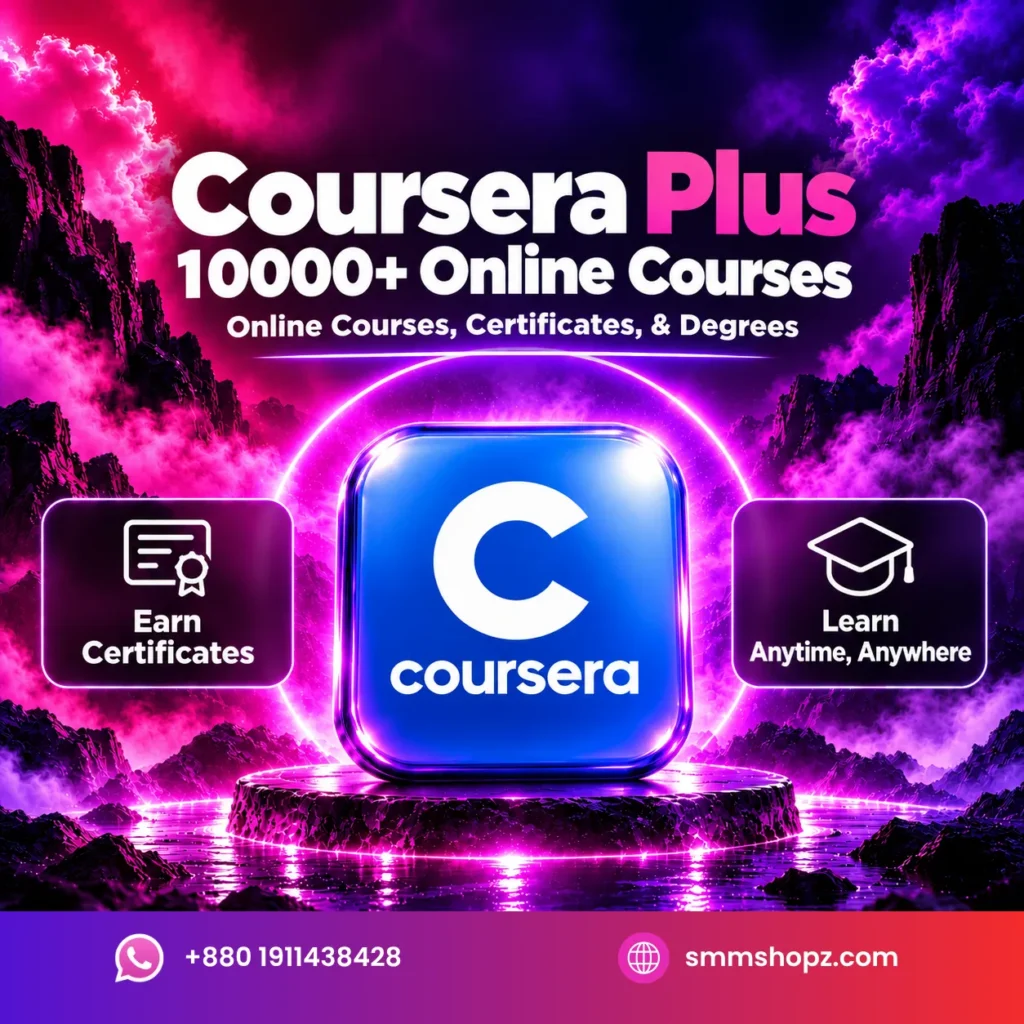 Coursera Plus 12-month subscription with access to 10,000+ courses