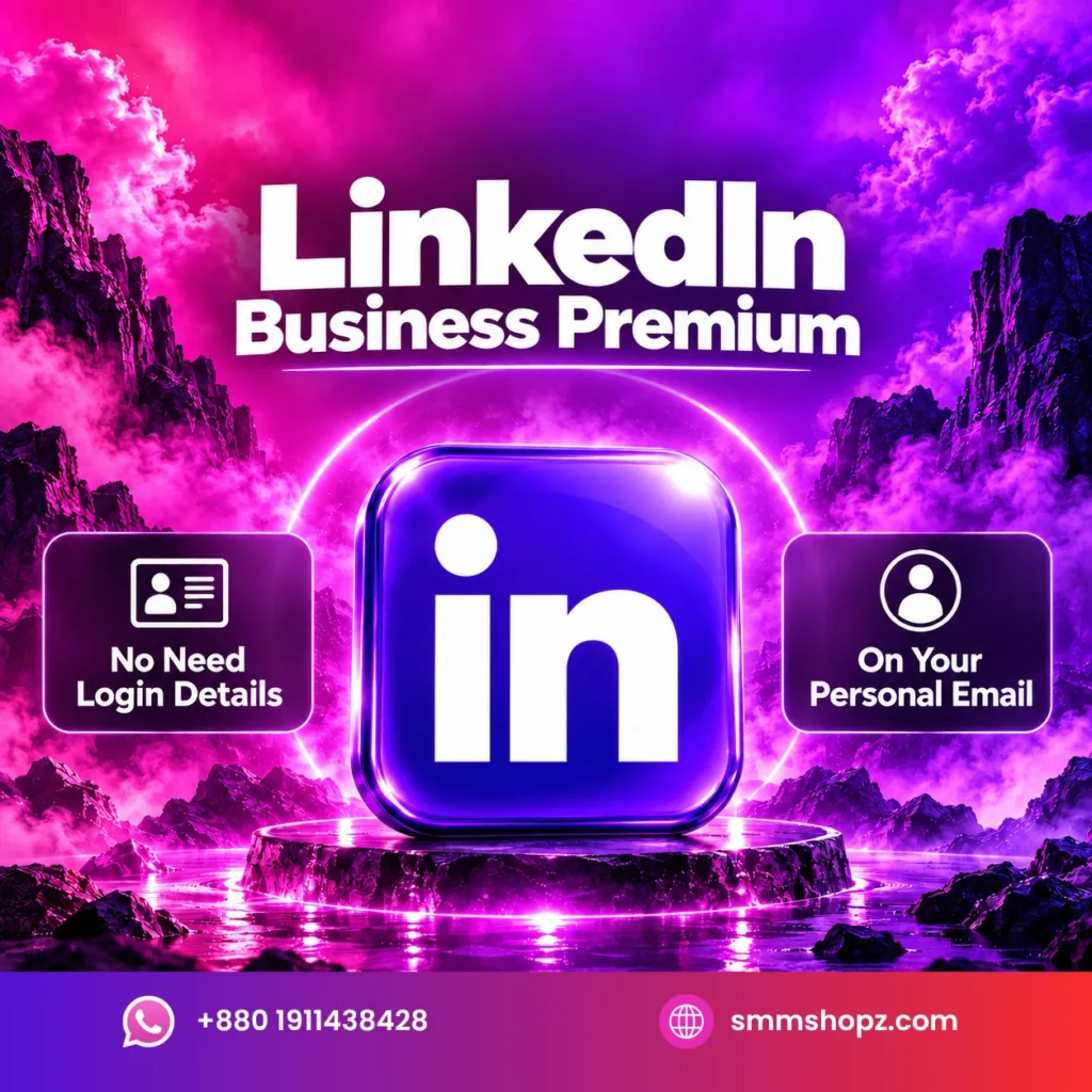 LinkedIn Premium Business subscription with InMail credits and LinkedIn Learning courses