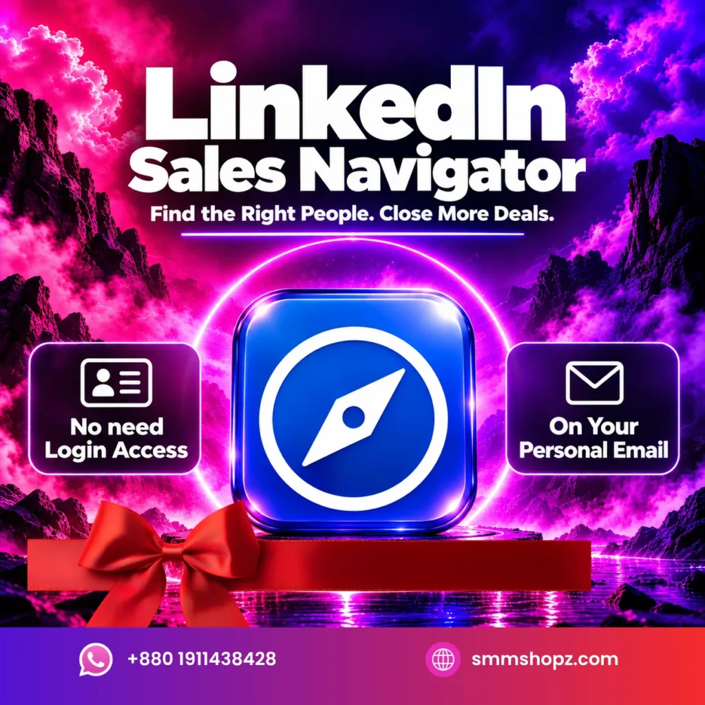 LinkedIn Sales Navigator subscription with advanced lead search and account insights