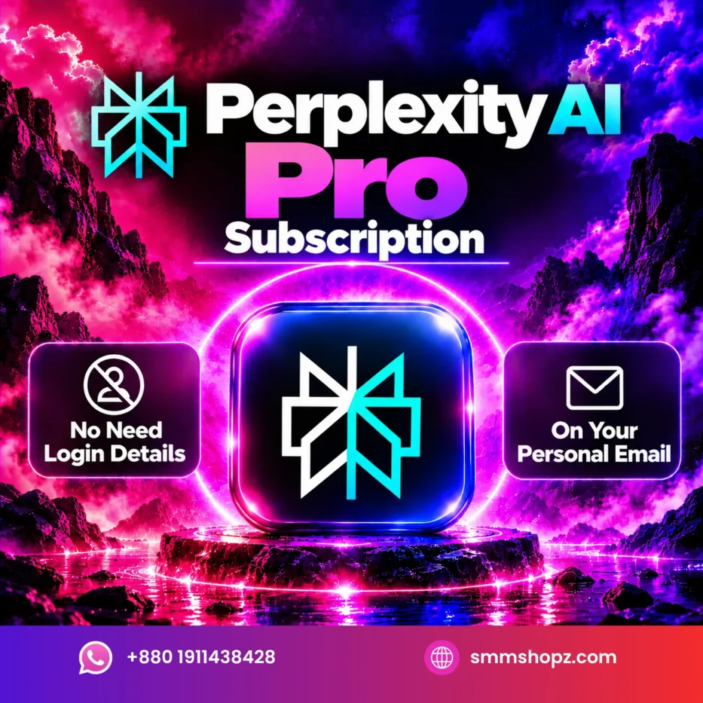 Perplexity AI Pro 12 months subscription with AI-powered search and research tools